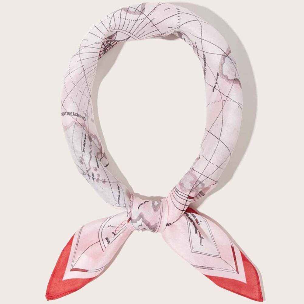Map pattern scarf - Picture 2 of 2